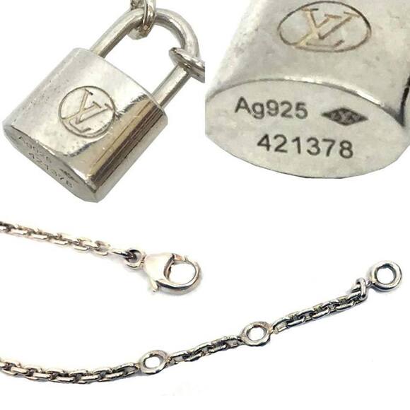LOUIS VUITTON Silver Lockit Charm Bracelet - Picture 3 of 3